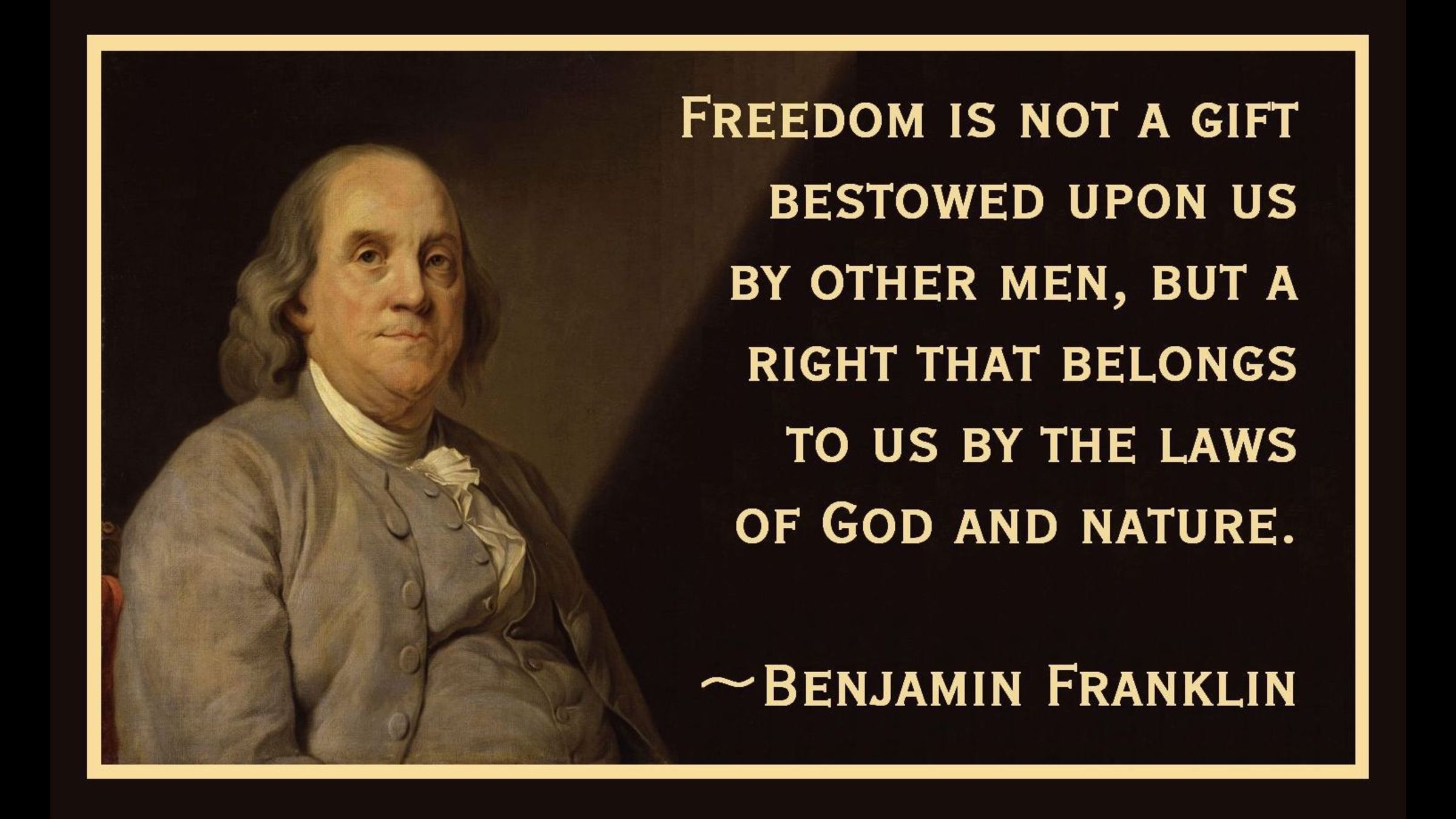 Day Part Wisdom From Ben Franklin