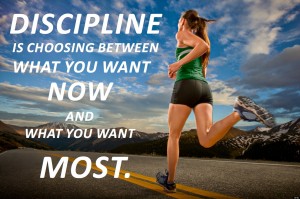 Discipline Choosing Between what you want Now and what you want Most