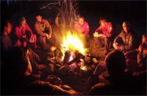 camp-fire