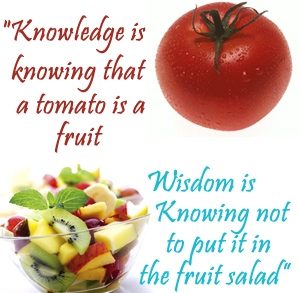Knowledge and Wisdom1