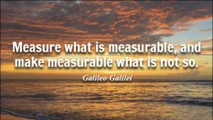 Measure what is measureable