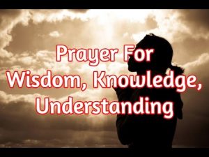 Prayer for wisdom
