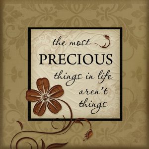 The Precious Things of Life 1