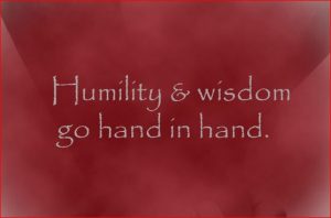 Wisdom Starts With Humility 1