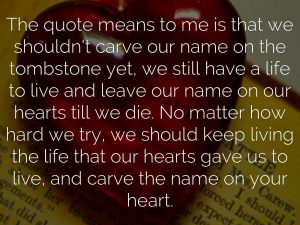 Carve Your Legacy On Hearts 2