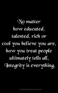 Non-Hypocritical Integrity 4