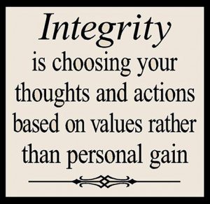 Personal Integrity 3