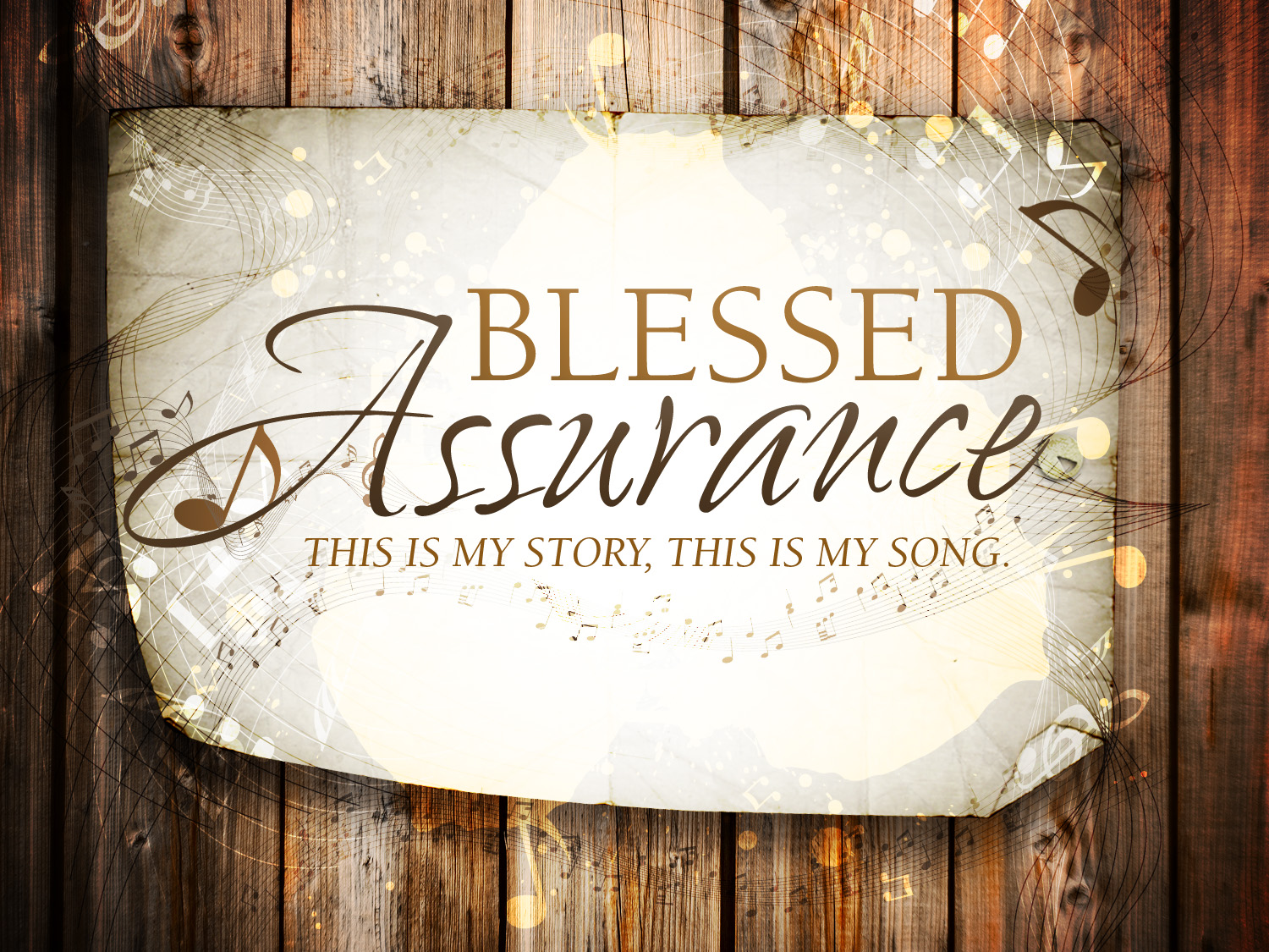 Assurance blessed The United