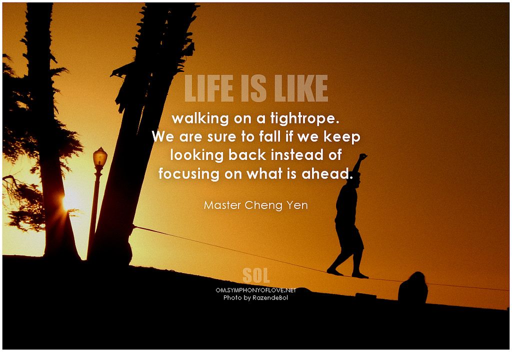 Life Is Short Rope Day 1866 – The Tightrope of Life – Daily Wisdom - Wisdom-Trek