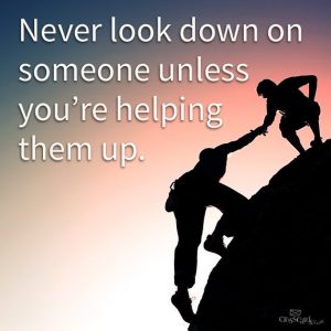 Day 1937 – Don’t Look Down on Others – Daily Wisdom - Wisdom-Trek