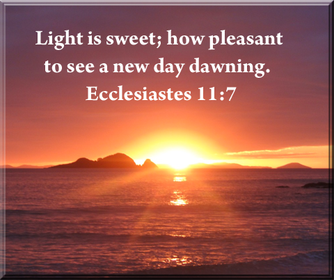 Day 2395 – Wisdom Nuggets – Ecclesiastes 11:7-10 – Daily Wisdom ...